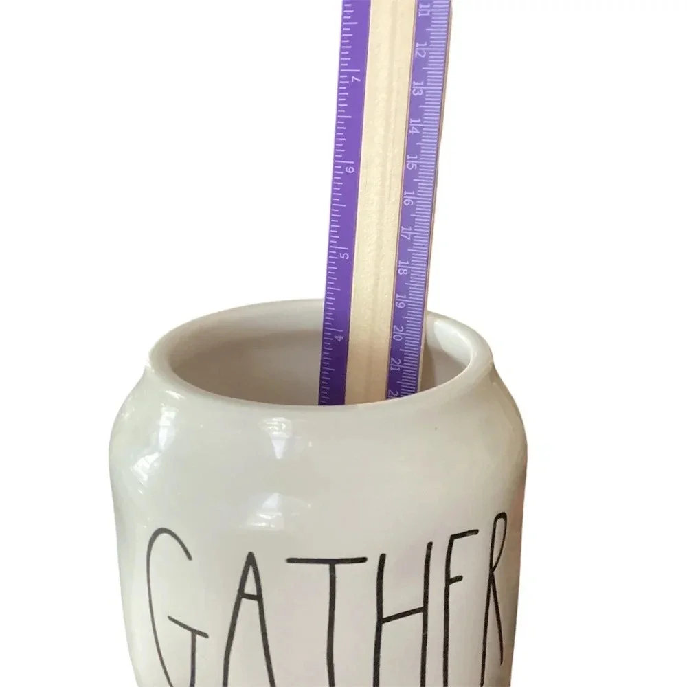 RAE DUNN  covered canister farmhouse ceramic